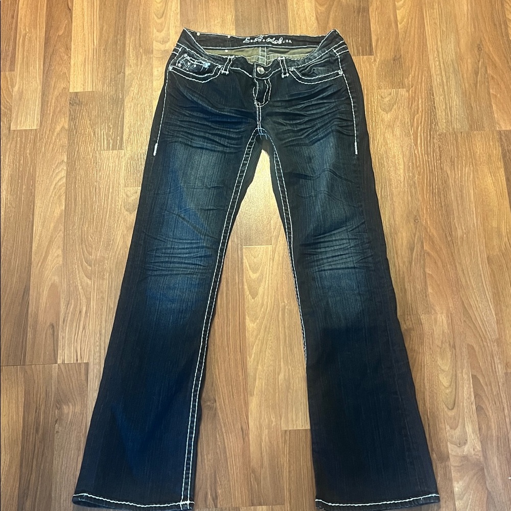L.A. Idol Black Flare Jeans